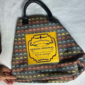 GilsonMartins adjustable tote from Brazil, bolsa balde de mão Gilson Martins